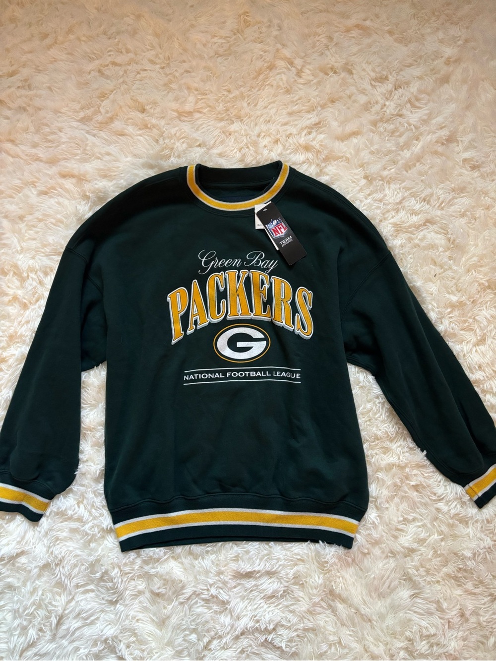 Abercrombie & Fitch NFL Green Bay Packers Sunday Crew Sweatshirt XS